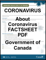 CORONAVIRUS About Coronavirus FACTSHEET PDF Government of Canada