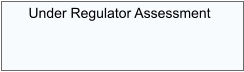 Under Regulator Assessment