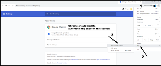 3 1 2 Chrome should update automatically once on this screen